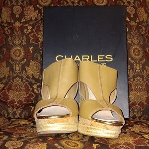 Charles by Charles David wedge sandals. 8.5.
